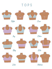 CUSTOM SOFIA BIKINI TOP - L A G O O N DESIGNS