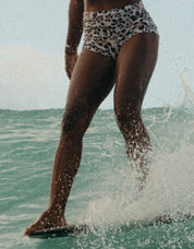 Makena Shorts in Leopard Plumeria