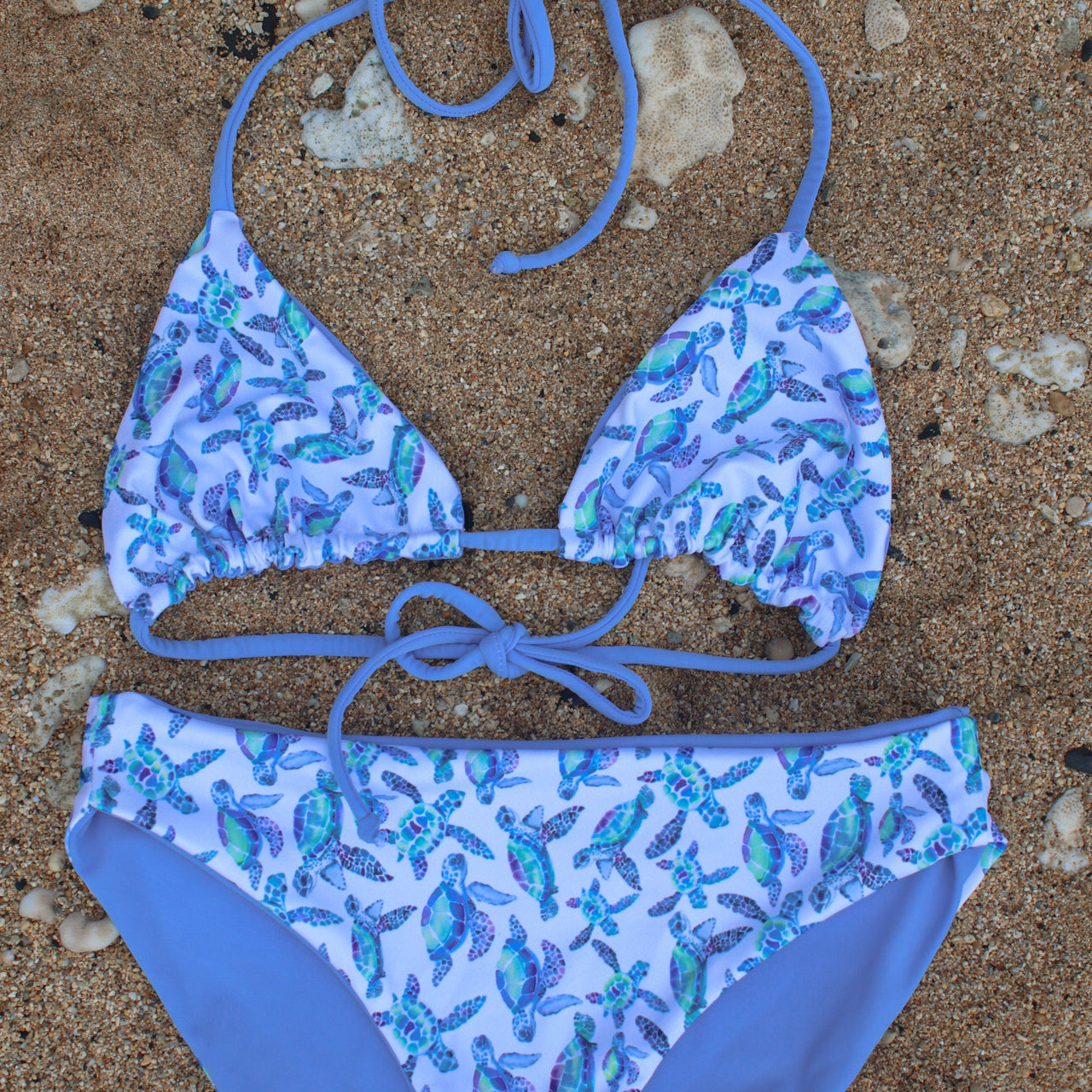 Lola Bottoms in Blue Honu - L A G O O N DESIGNS