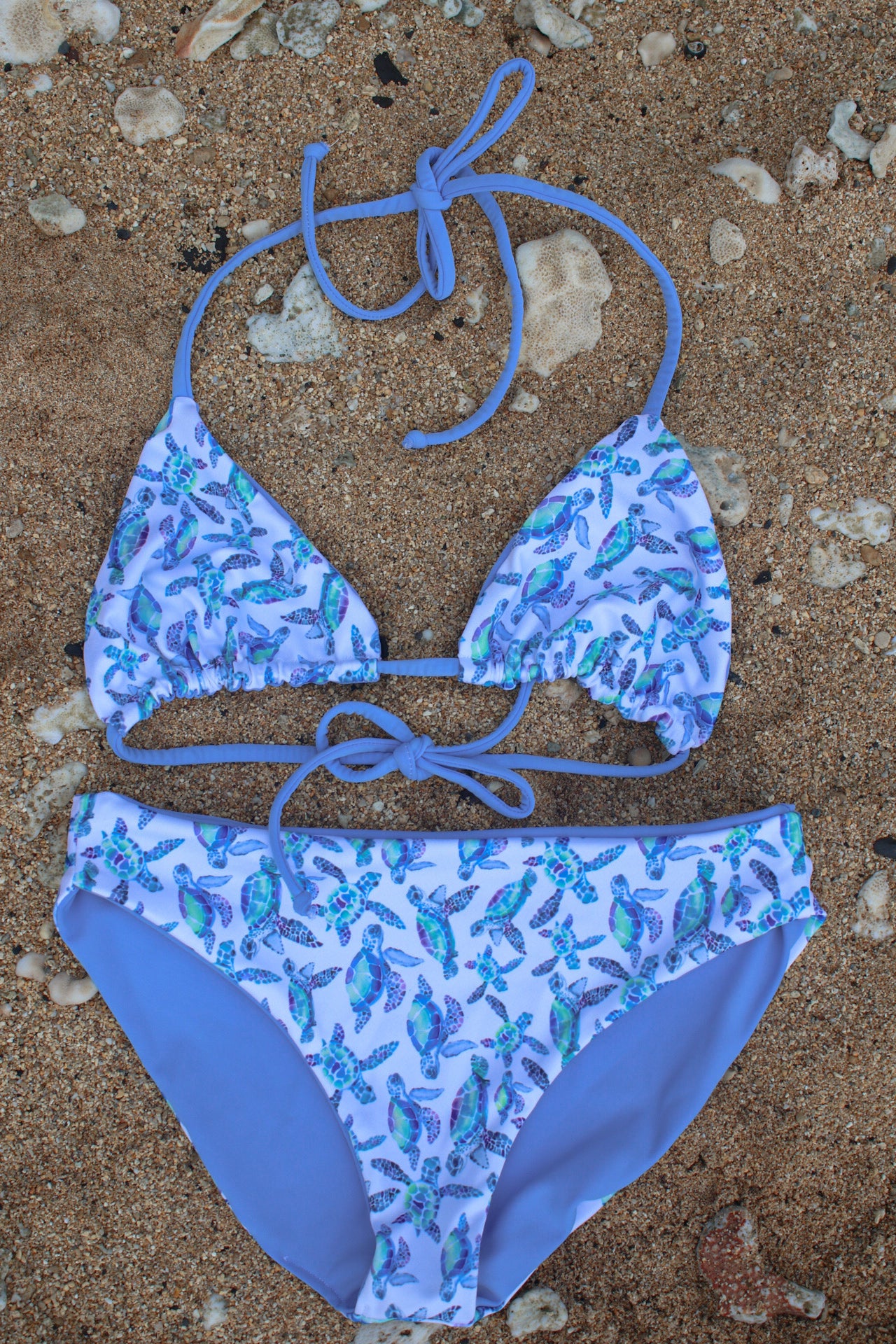 Lola Bottoms in Blue Honu - L A G O O N DESIGNS