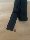 Black 2 inch Wide Knit Elastic