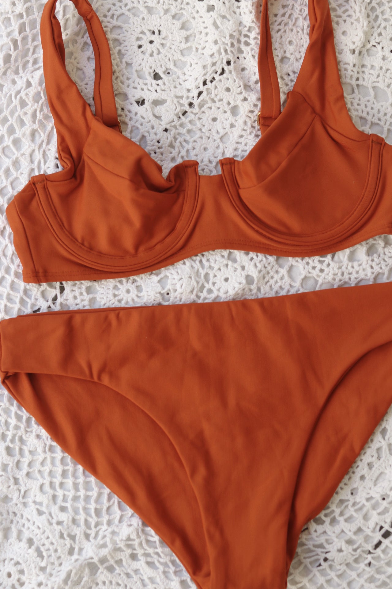 Lola Bottom in Burnt Orange